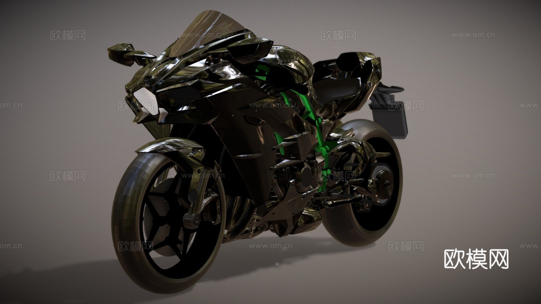 川崎忍者H2su模型