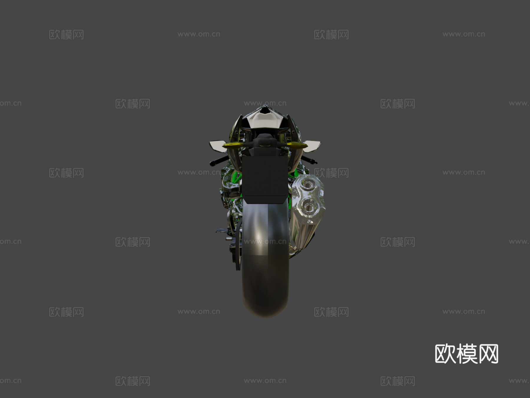 川崎忍者H2su模型