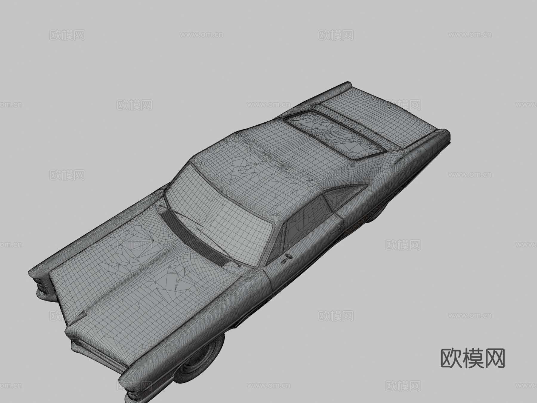 庞蒂亚克博纳维尔1966黑色su模型