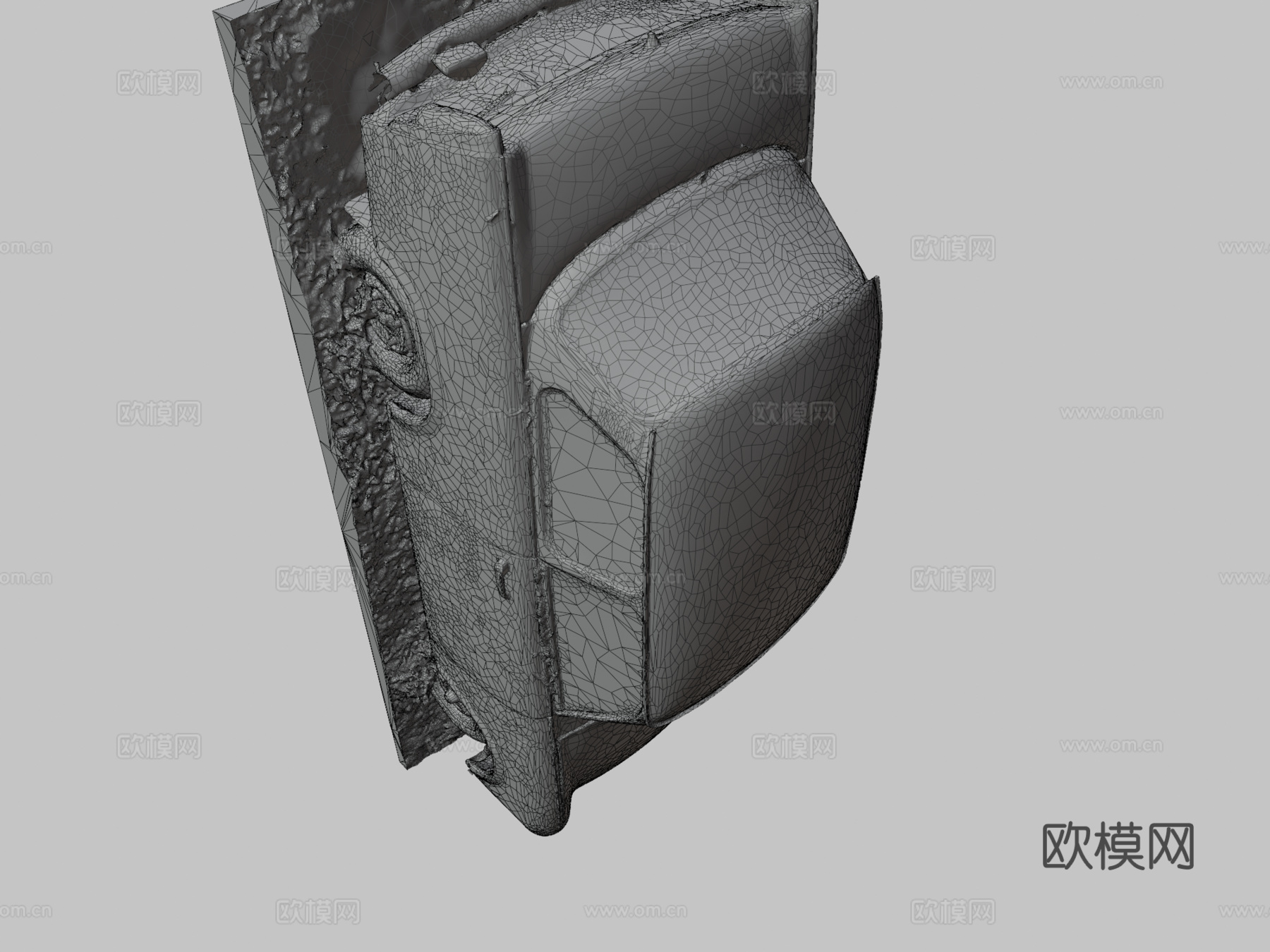 特拉贝特复古超级跑车su模型