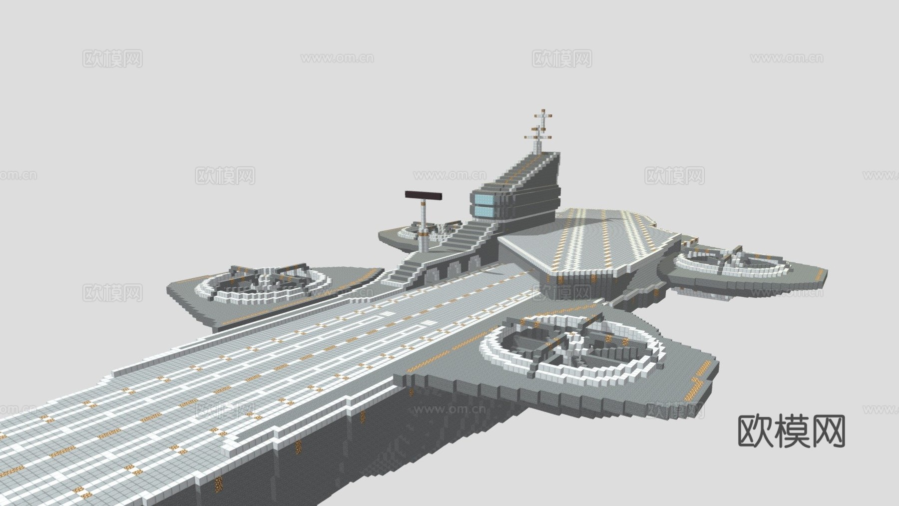 神盾局空天母舰我的世界su模型