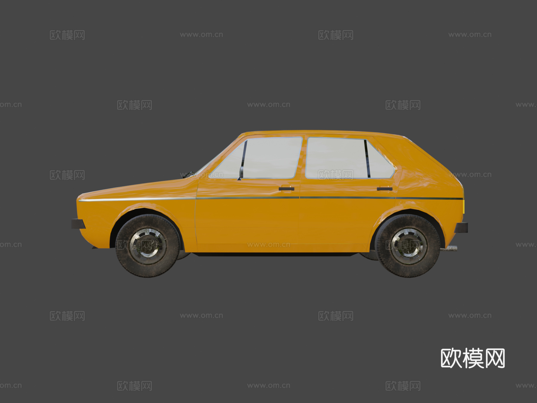 年大众高尔夫Mk1（低多边形）（克日什托夫·斯托洛日）su模型