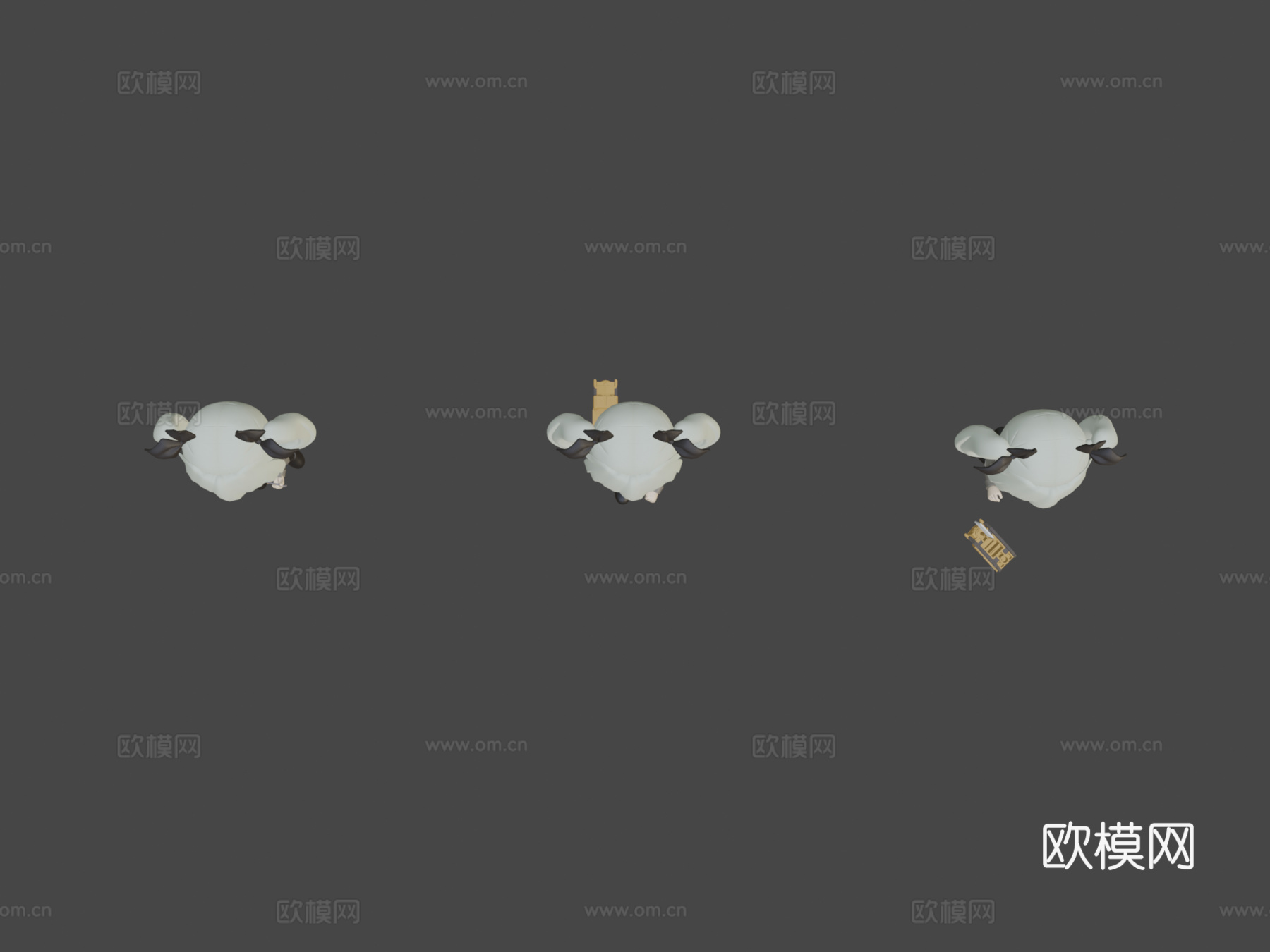 凤尾鱼~少女与战车su模型