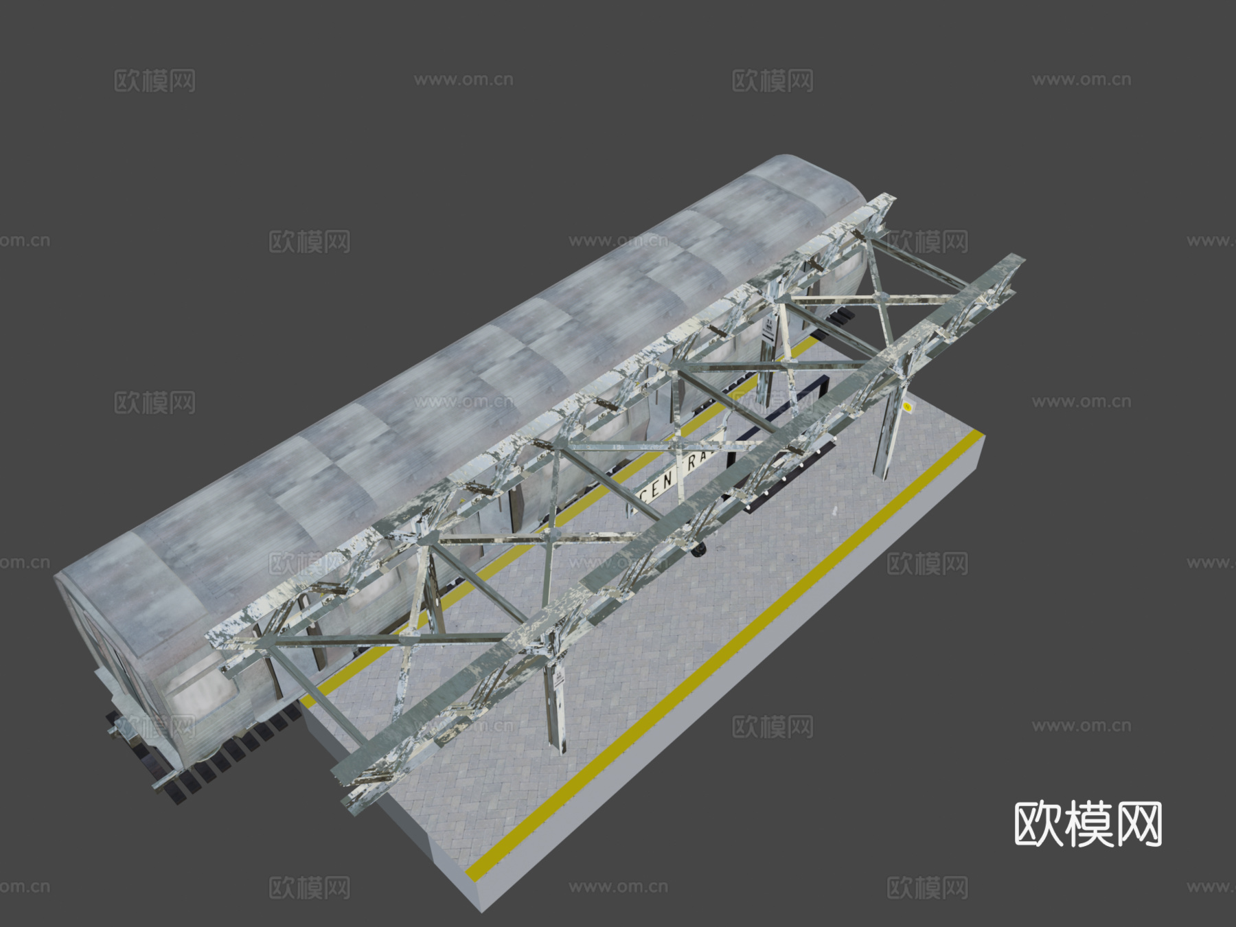 中央车站su模型