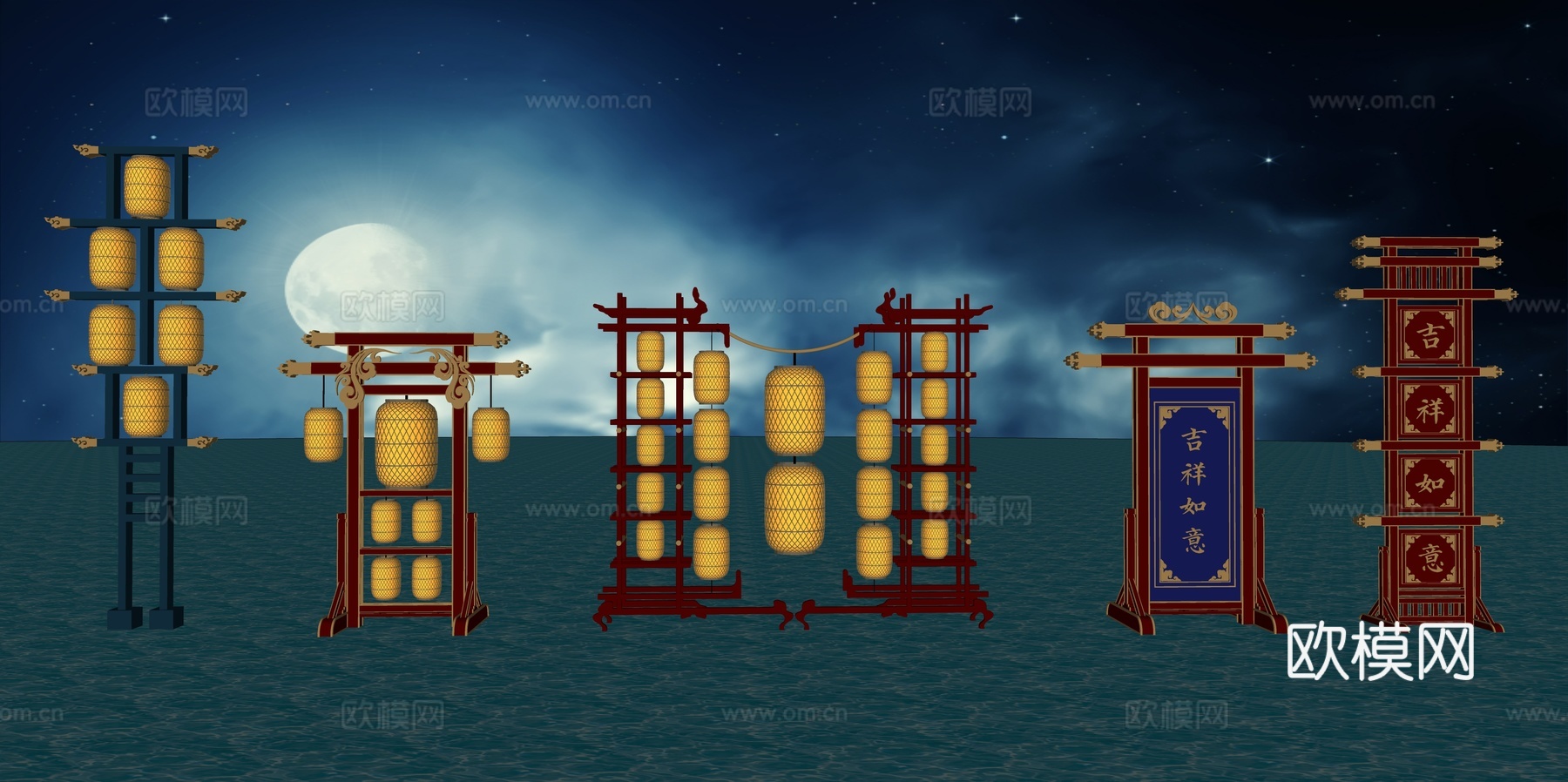 网红打卡工业建筑旧改工厂商业街su模型