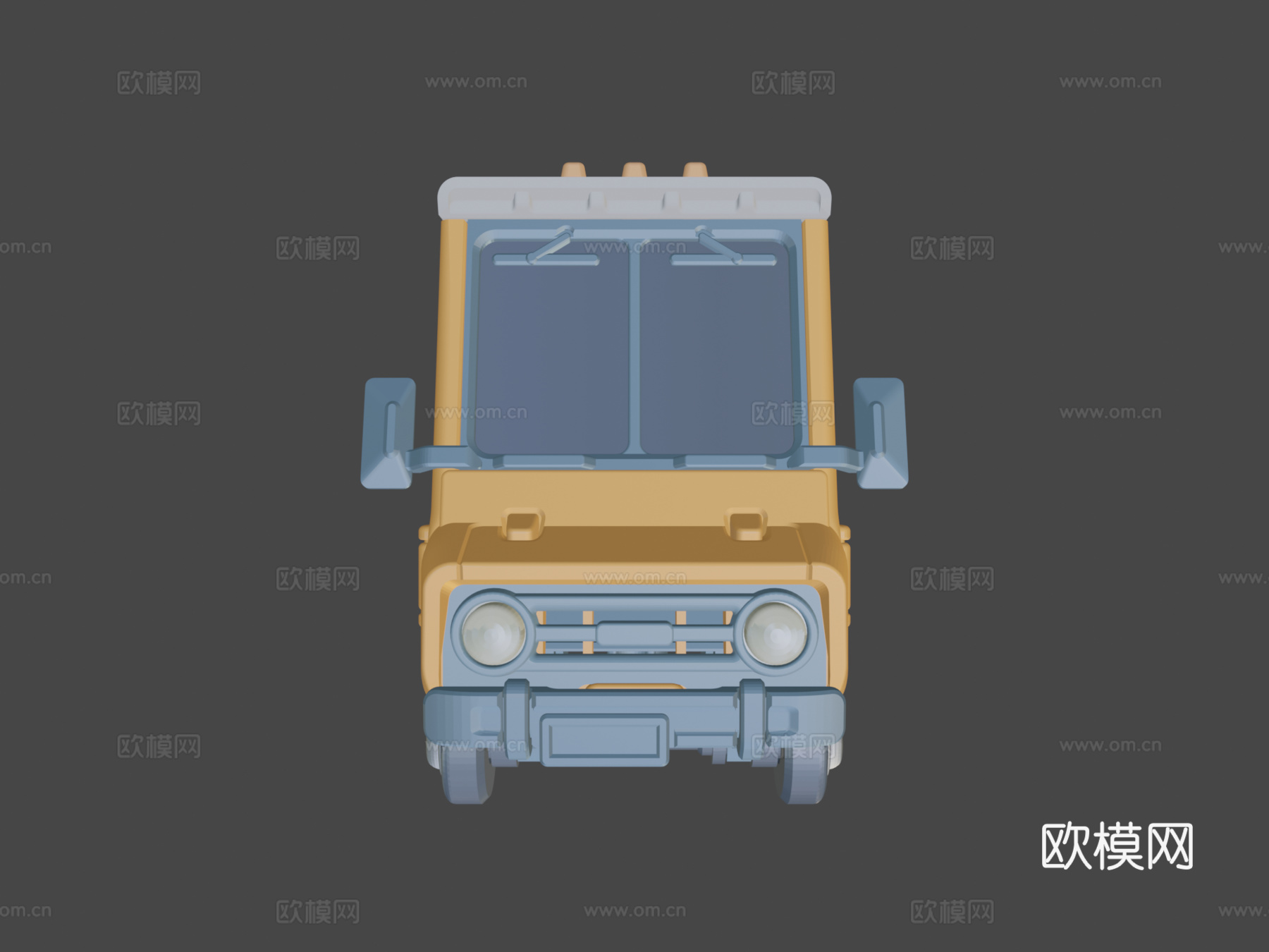 小猪货车初级版（3D打印）su模型