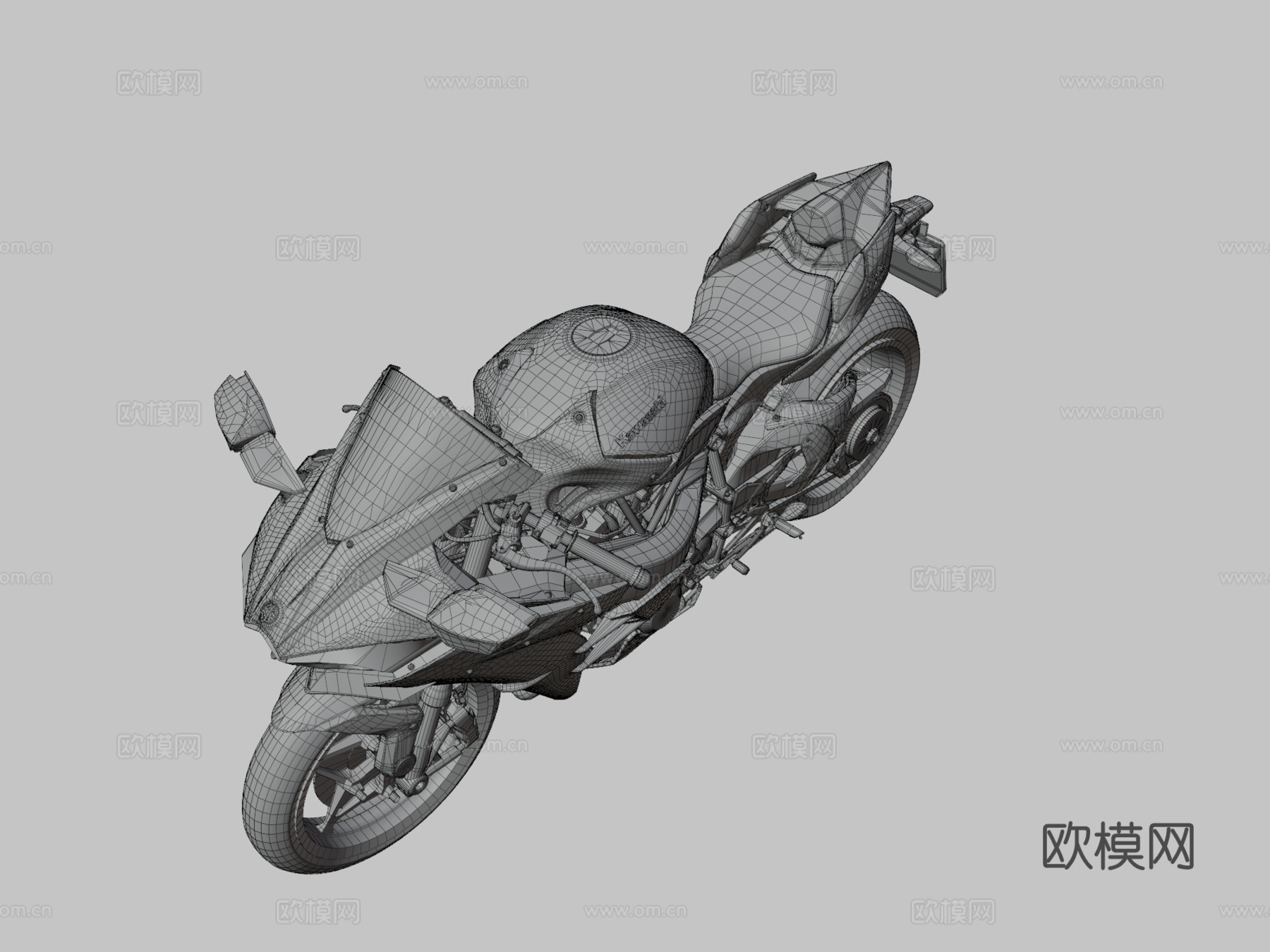 川崎忍者H2su模型