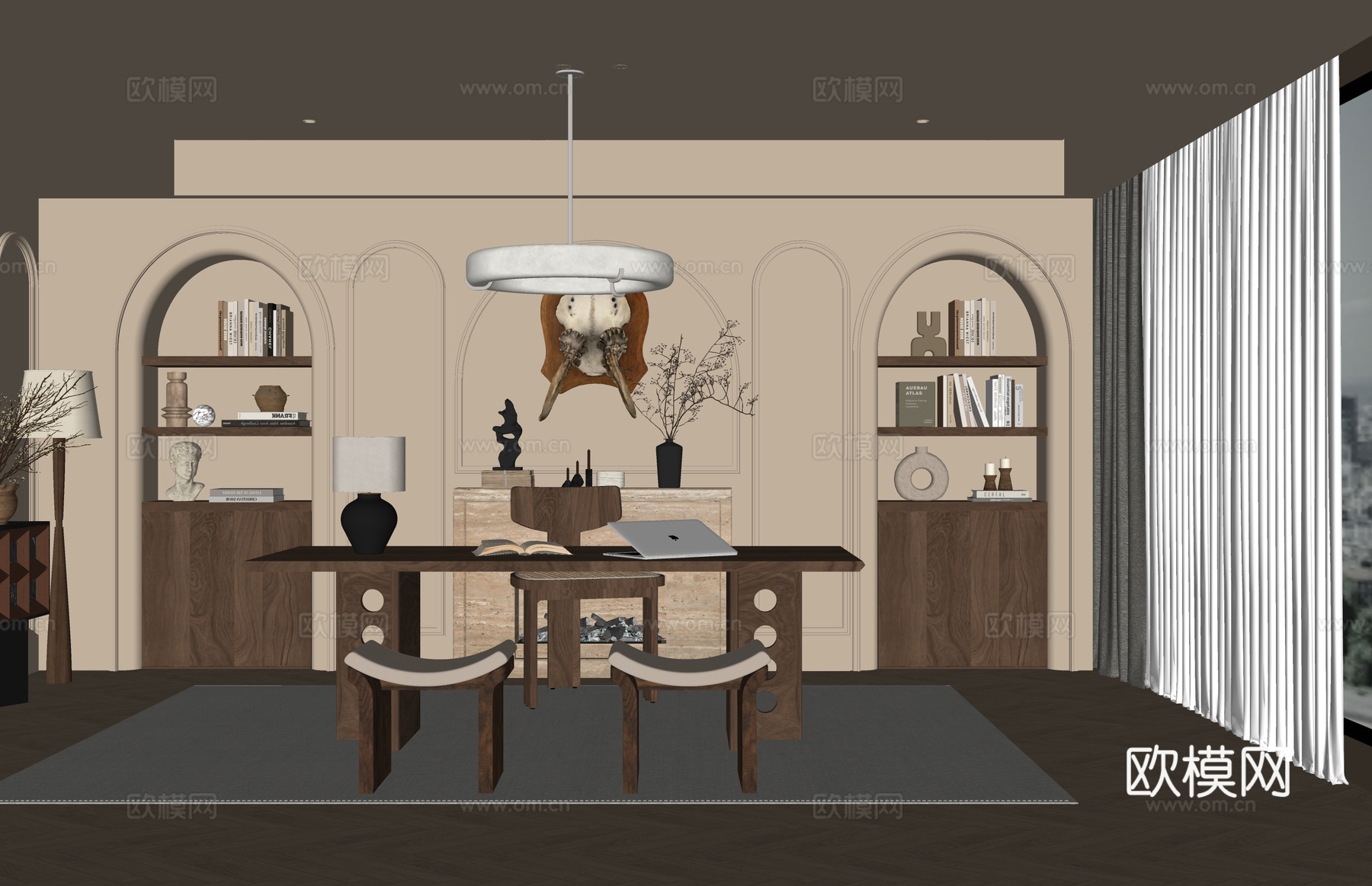 卧室 阳台 家装 卫生间 厨房su模型