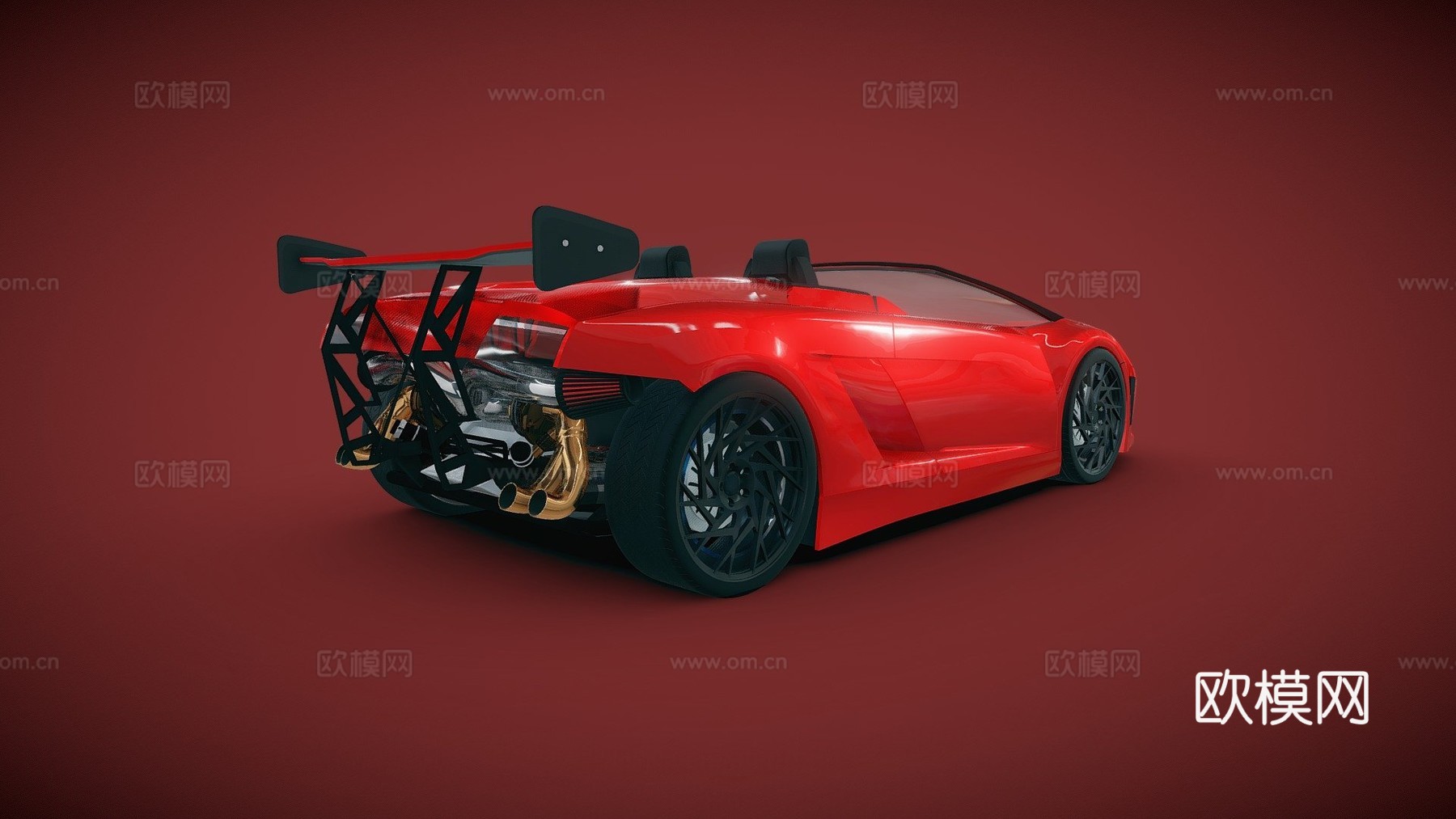 兰博基尼盖拉多LP-560-4敞篷版su模型