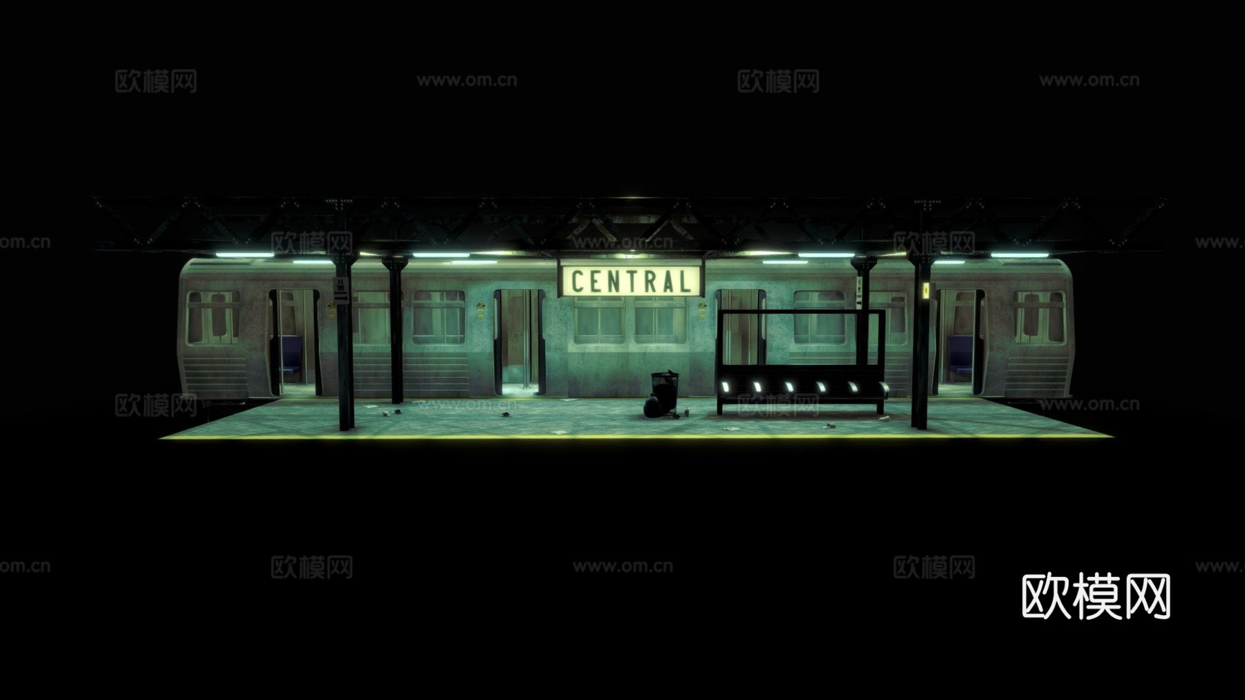 中央车站su模型