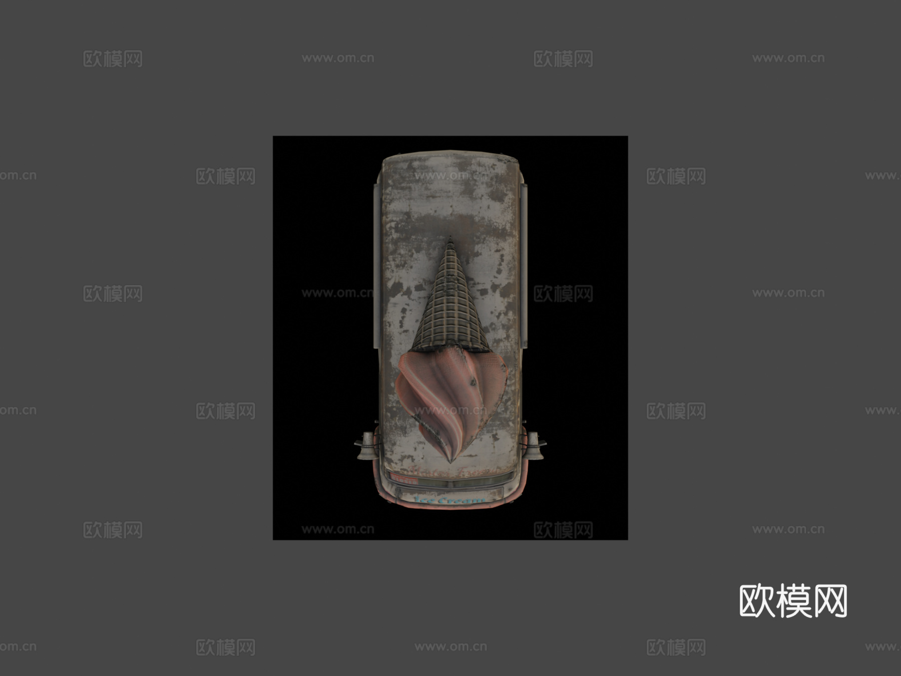 冰淇淋卡车挑战-核爆冰淇淋卡车su模型