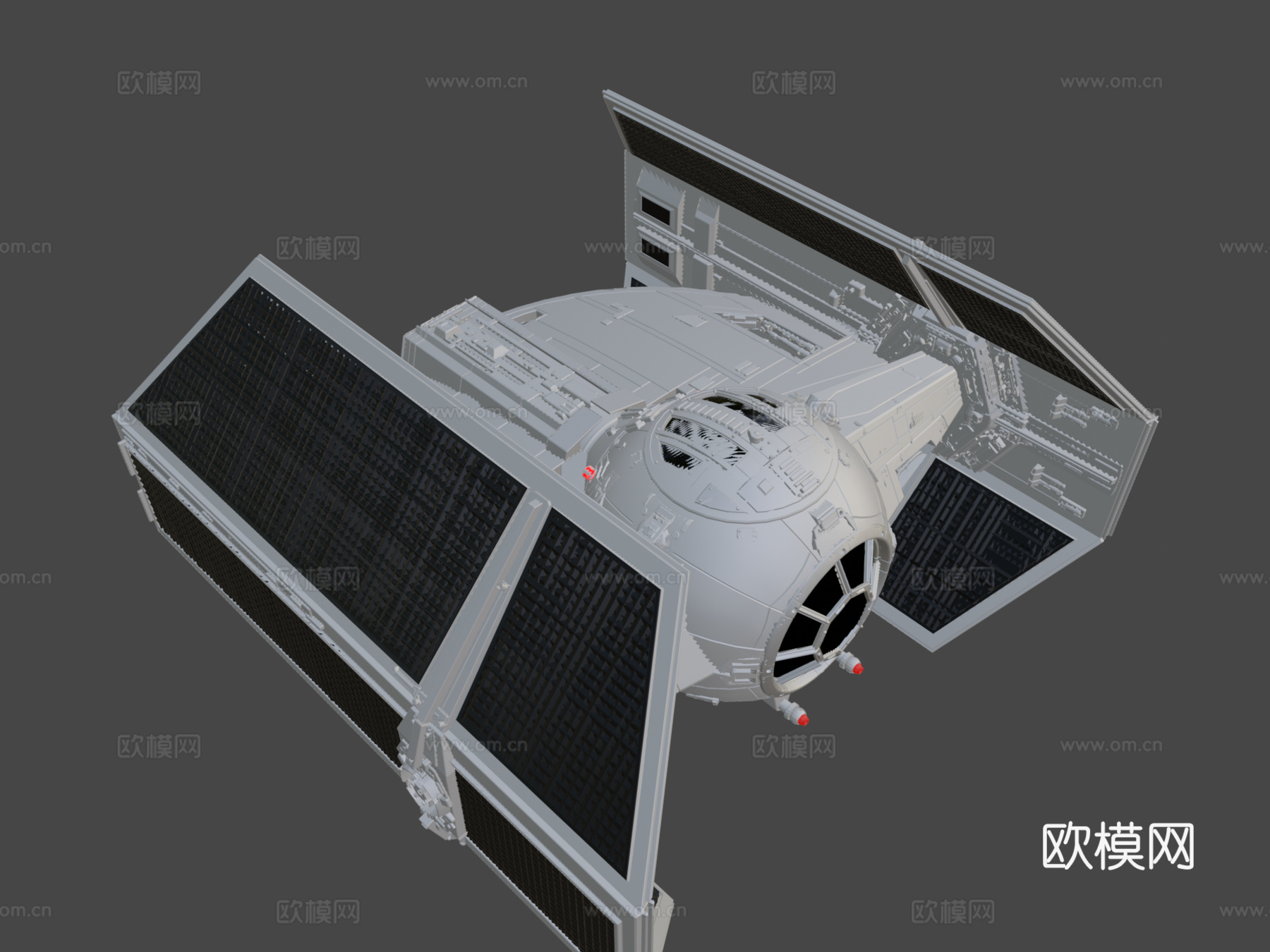 维达的钛战机su模型