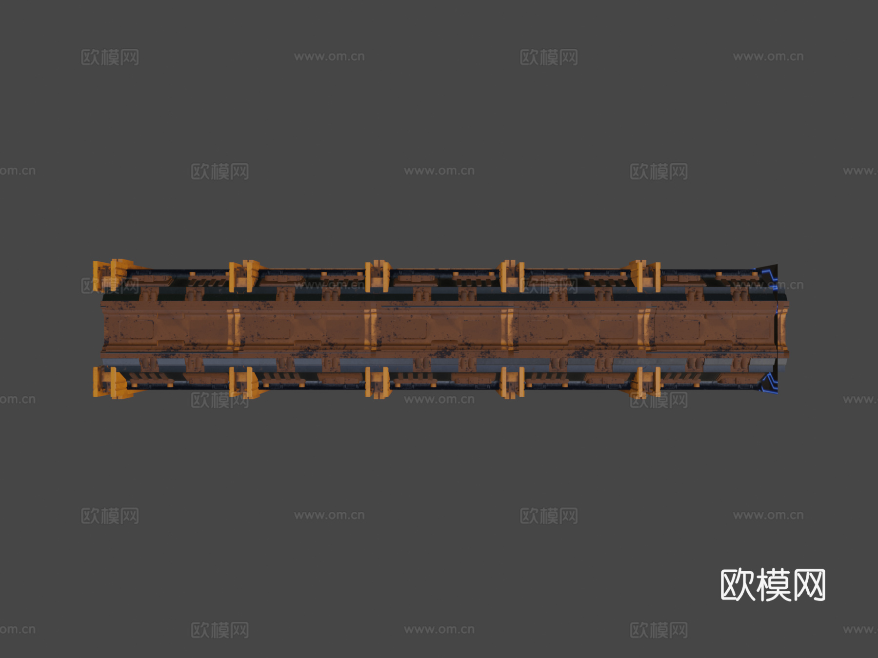 科幻走廊。纹理挑战su模型