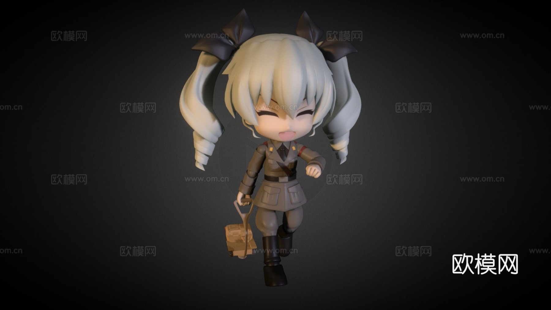 凤尾鱼~少女与战车su模型