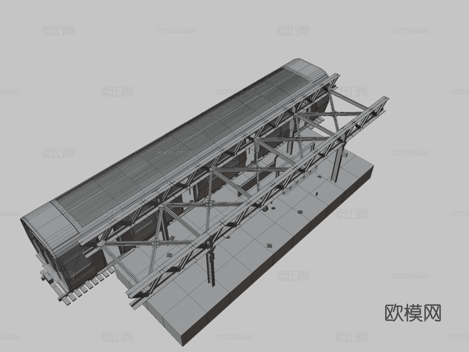 中央车站su模型