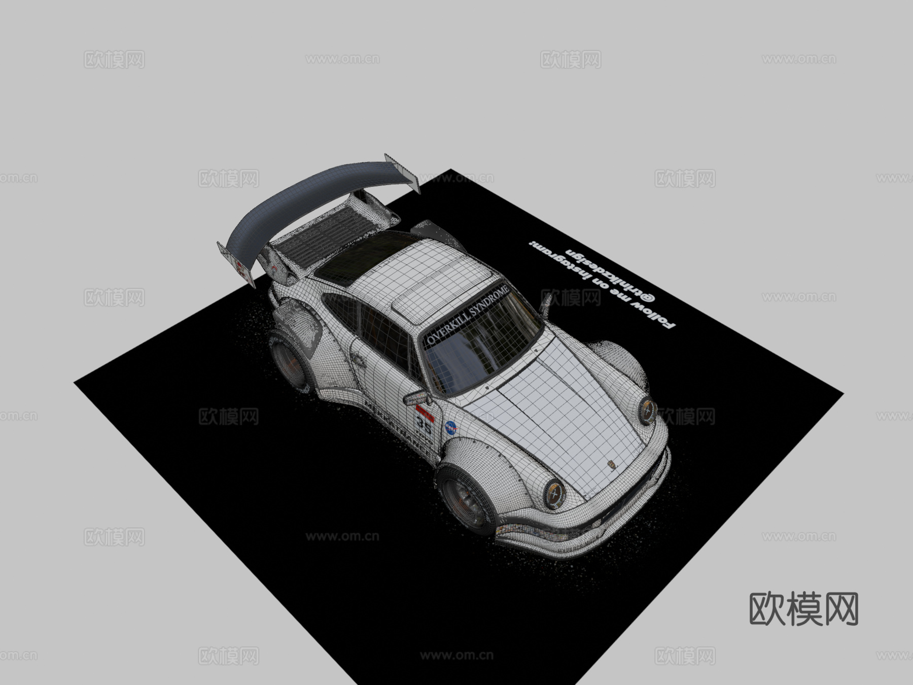 保时捷930 RWB =MEKKATRANCE= [35]su模型