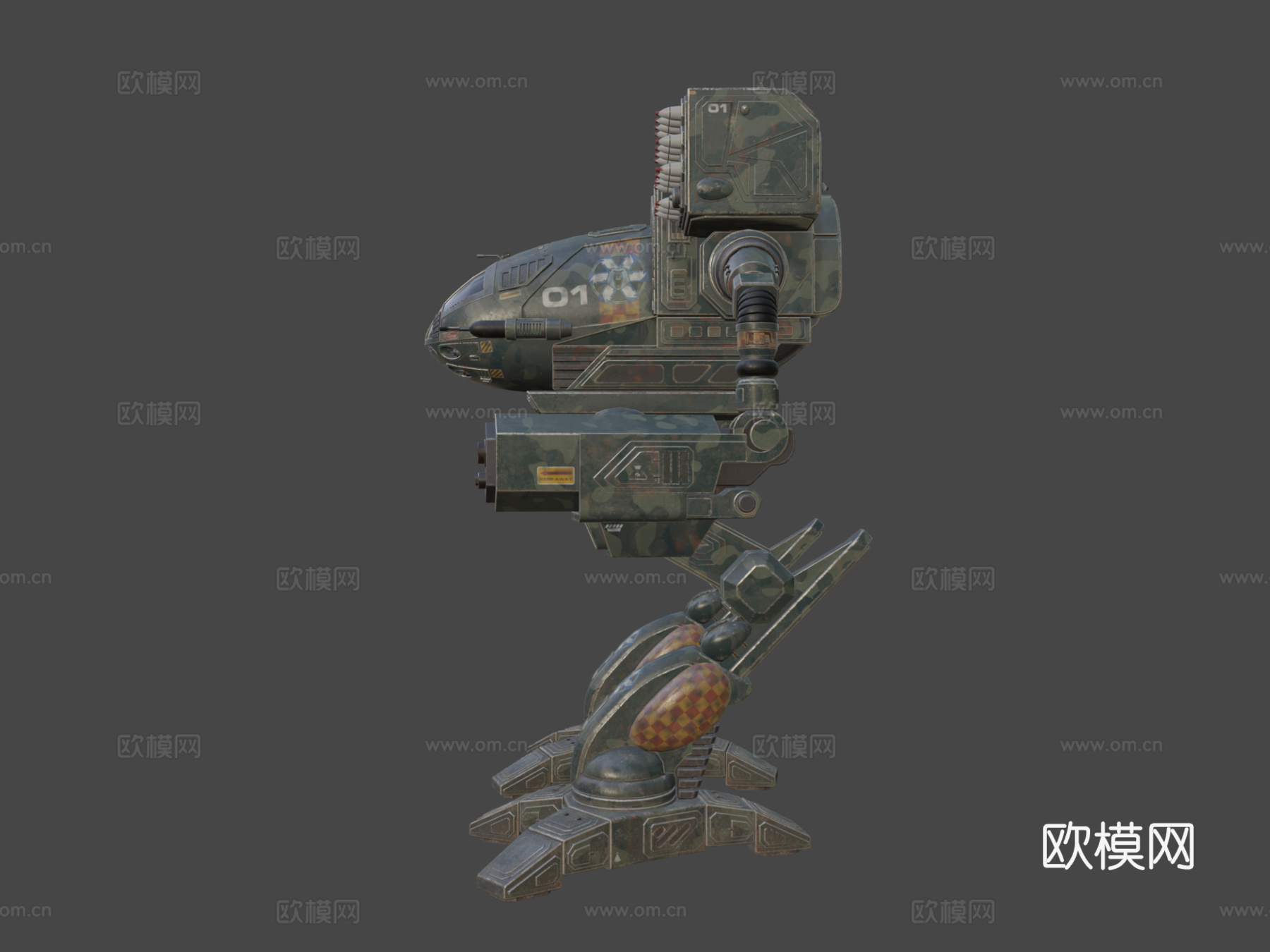 氏族之狼战斗机甲su模型