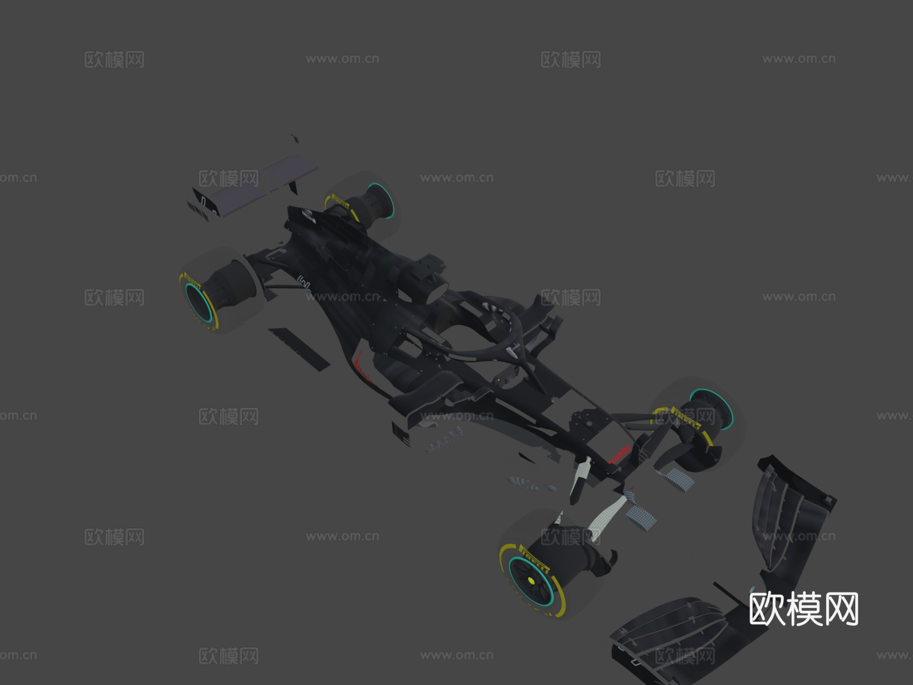 梅赛德斯AMG F1 W12 E性能2021su模型