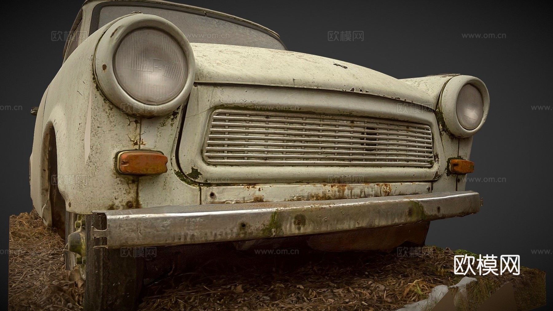 特拉贝特复古超级跑车su模型