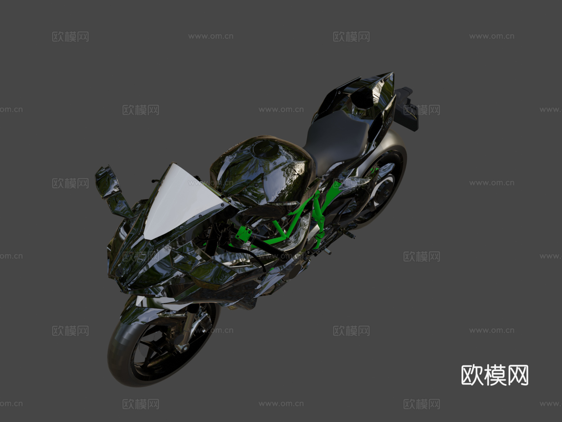 川崎忍者H2su模型