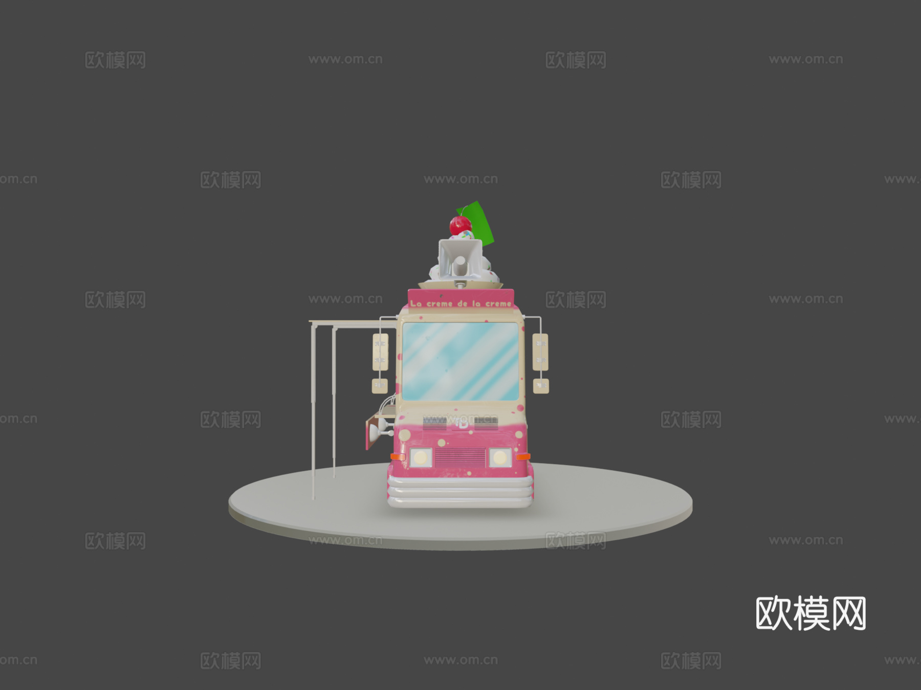 冰淇淋卡车-游戏塔塔索斯su模型