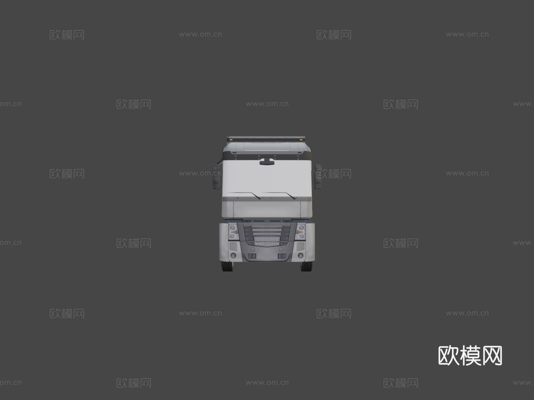 低多边形卡车su模型