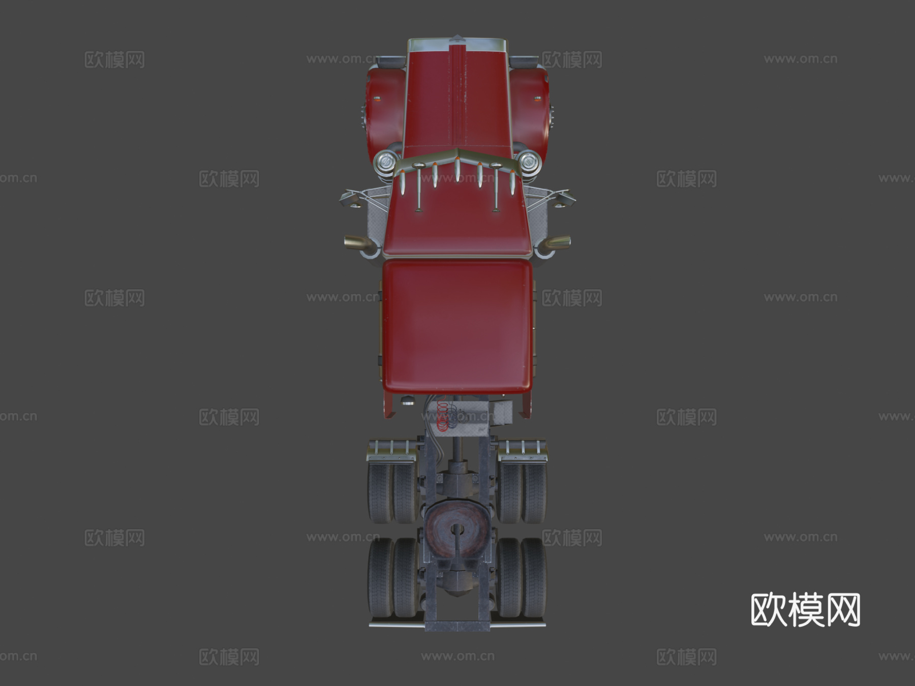 彼得比尔特359半挂卡车su模型
