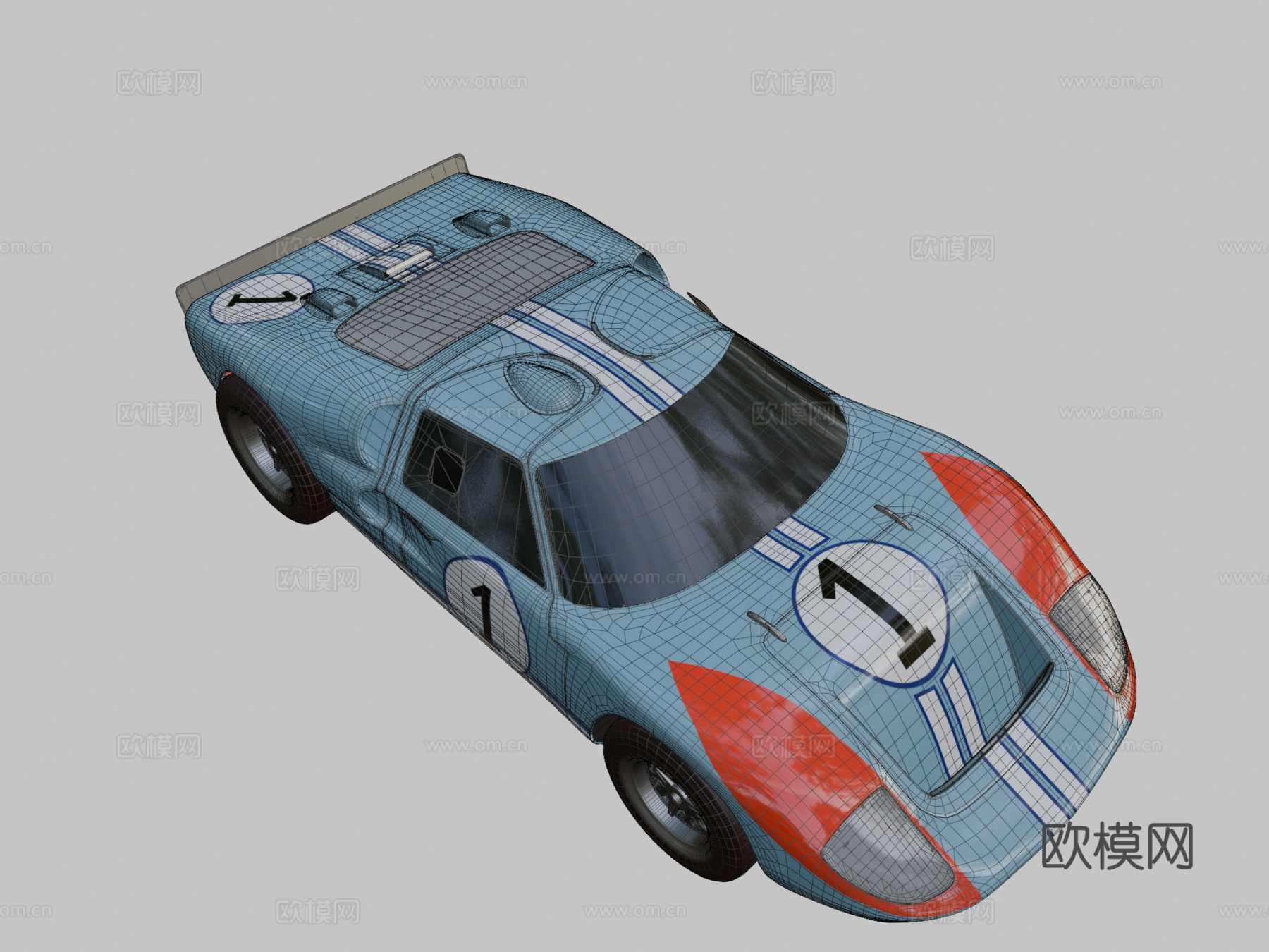 福特GT40 MK2 1966su模型