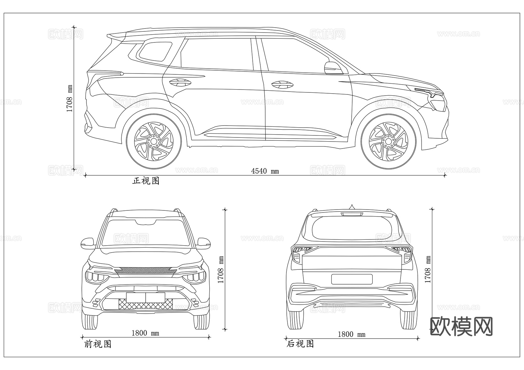 起亚佳乐 起亚朗多 六座家用MPV 韩系跨界MPVcad施工图
