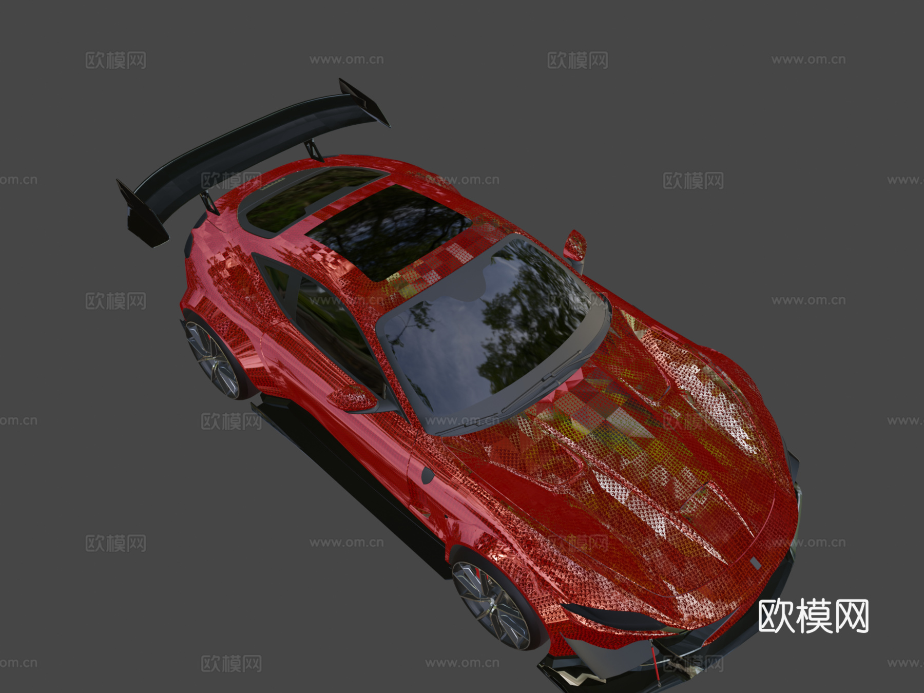 D模型罗马调校VR就绪su模型