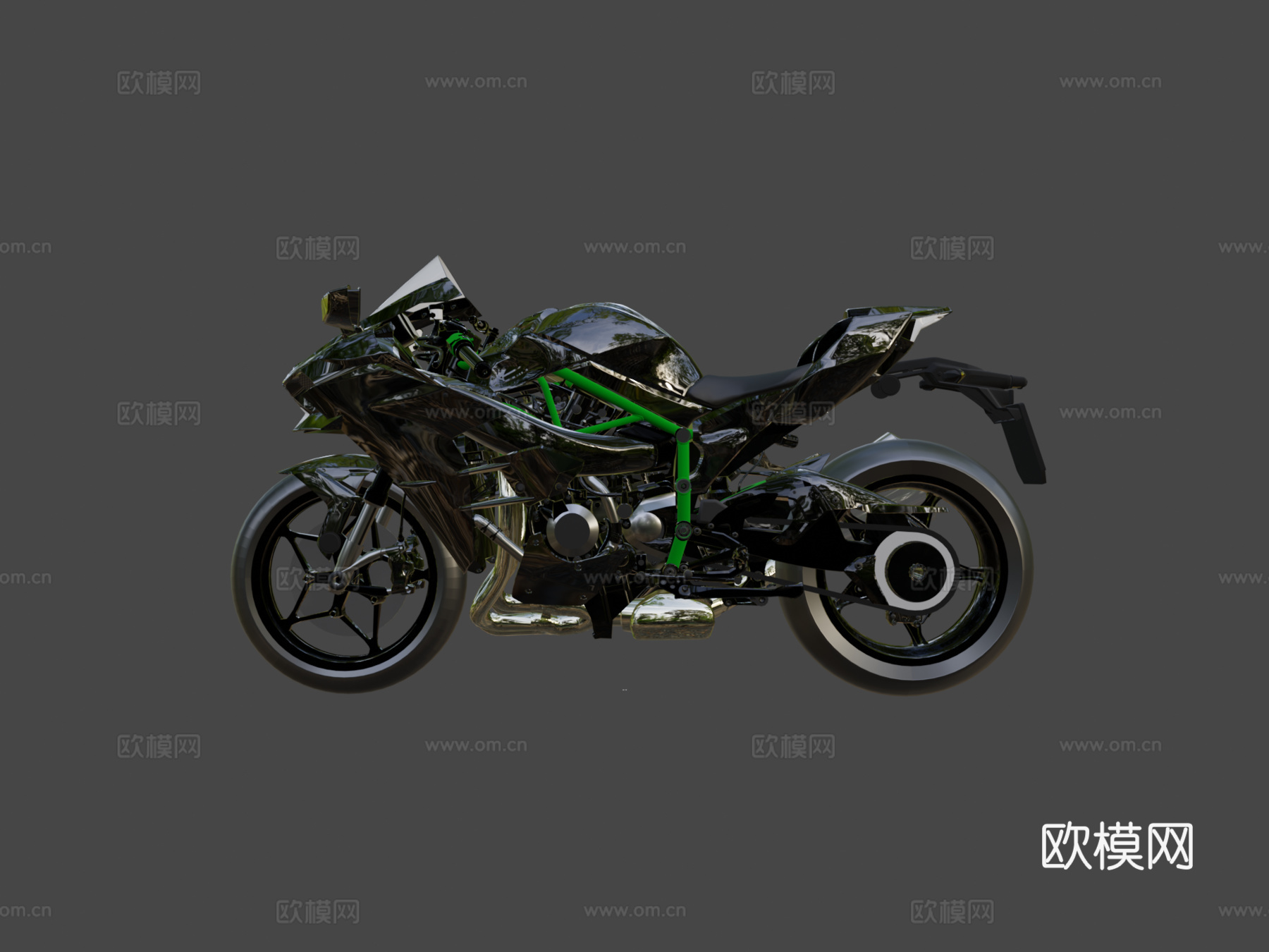 川崎忍者H2su模型