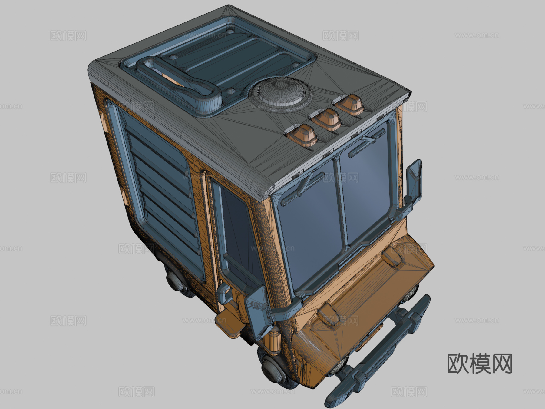 小猪货车初级版（3D打印）su模型