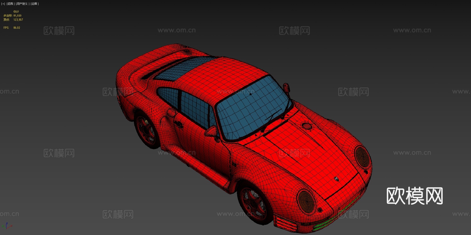 保时捷959su模型