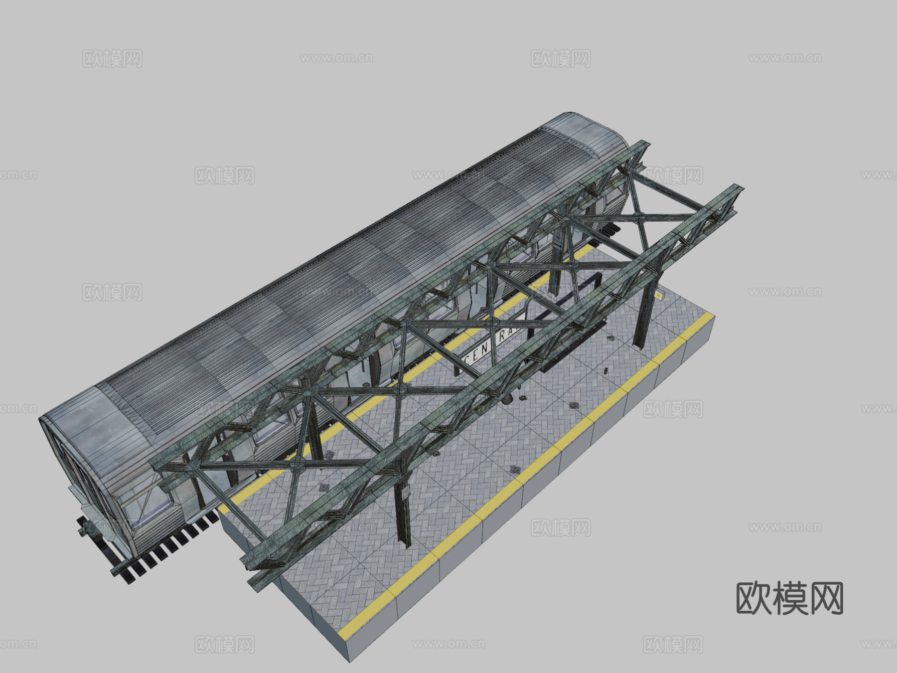 中央车站su模型