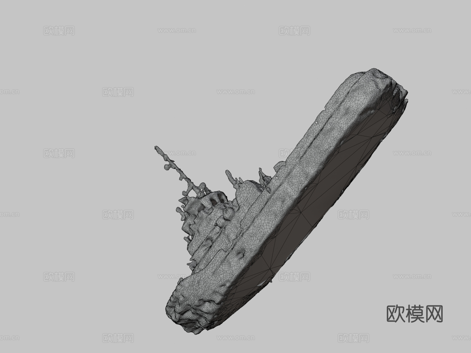 斯维策盖利维克-渔船3D扫描su模型