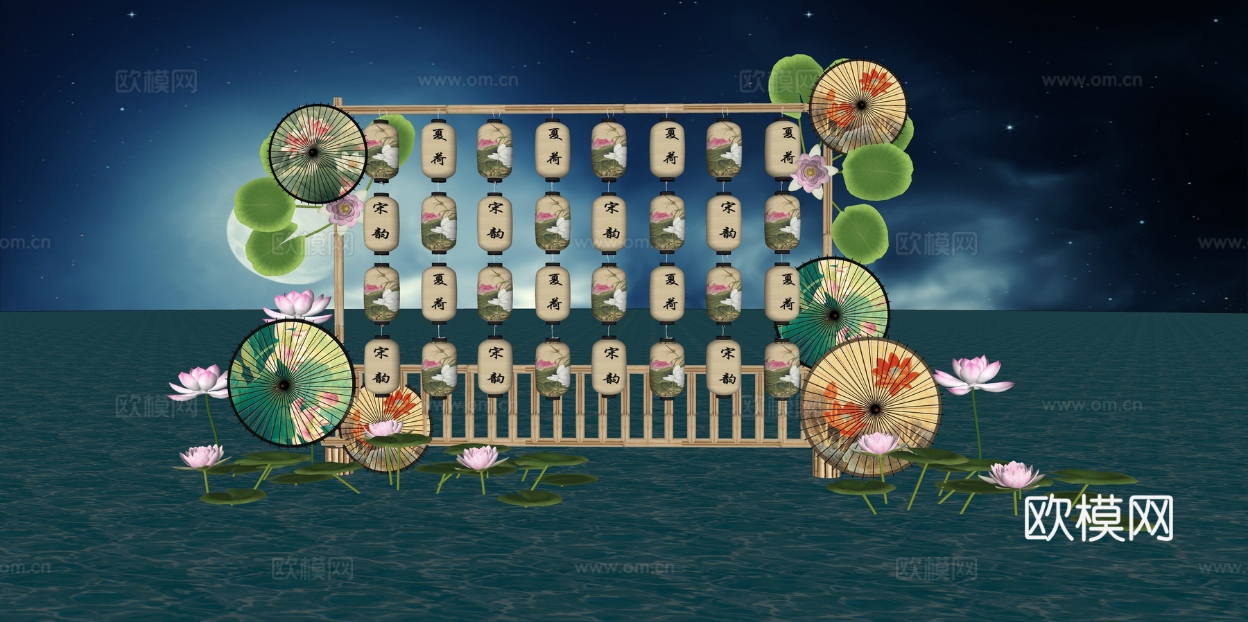 网红打卡工业建筑旧改工厂商业街su模型