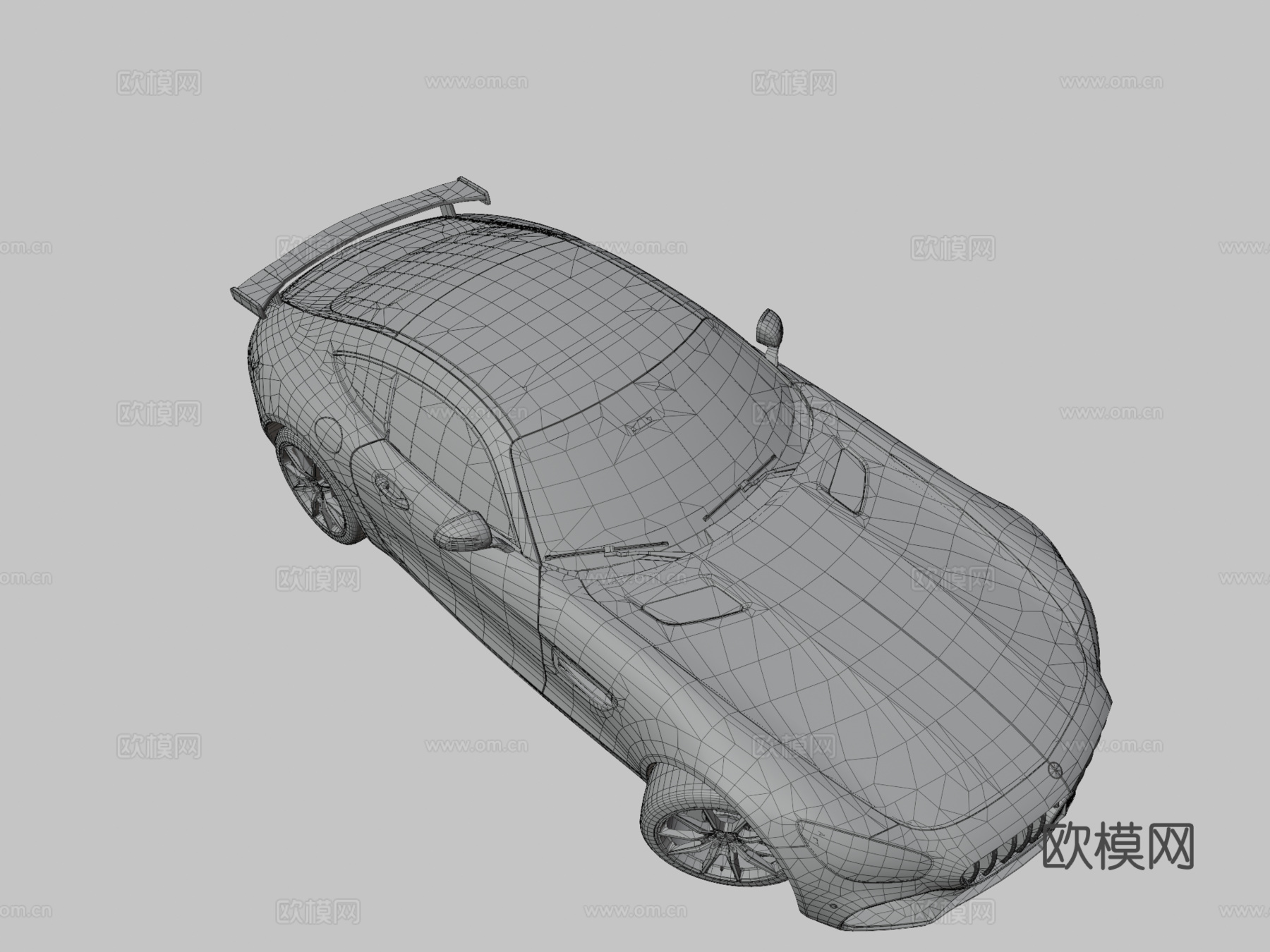 克里夫的梅赛德斯V8双涡轮su模型