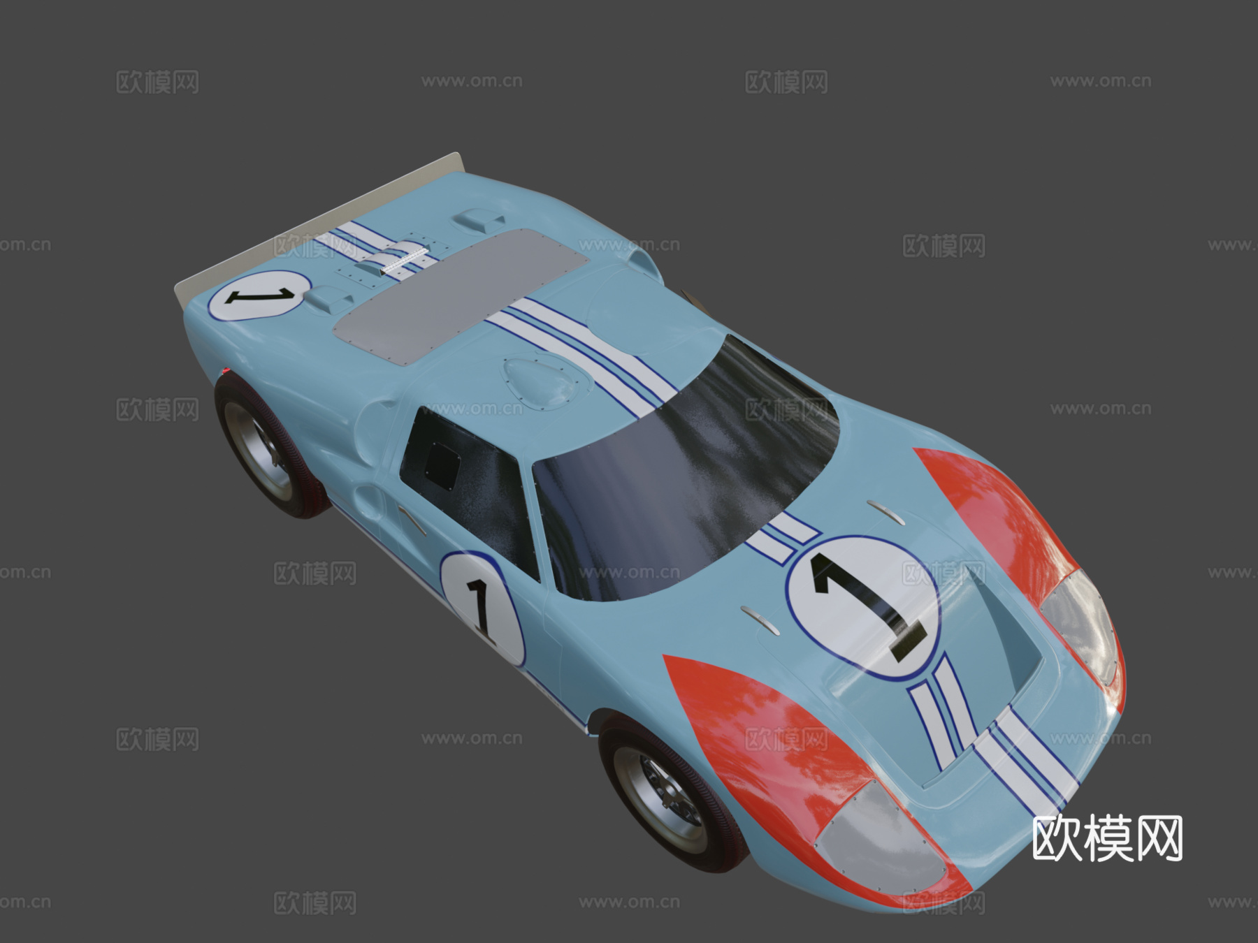福特GT40 MK2 1966su模型
