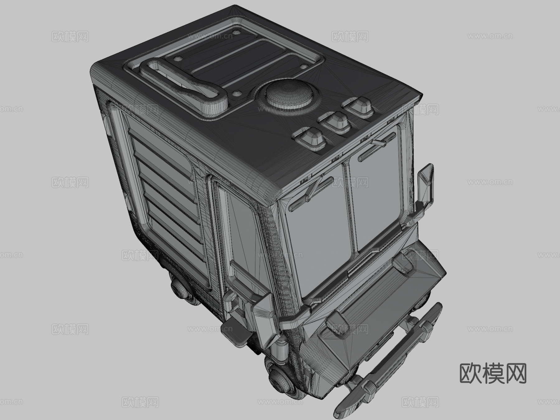 小猪货车初级版（3D打印）su模型