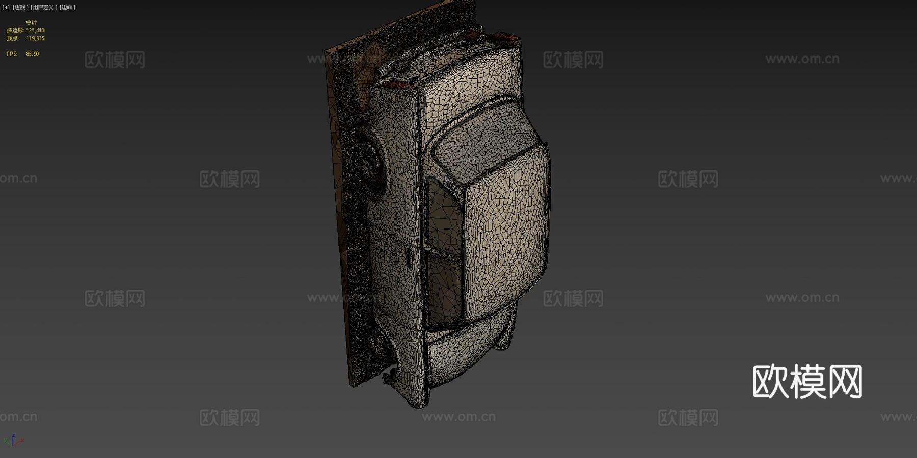 特拉贝特复古超级跑车su模型