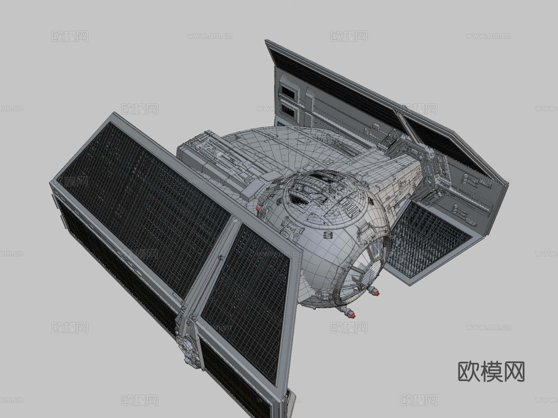 维达的钛战机su模型