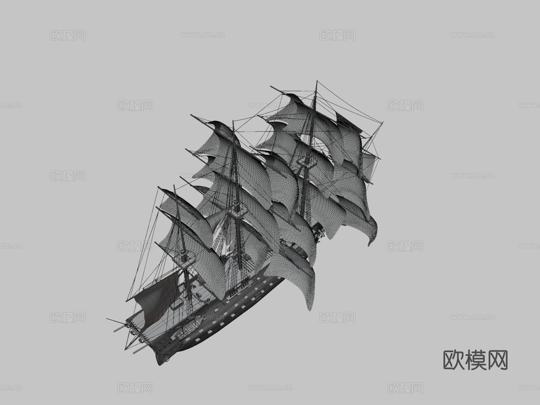 科迪的线列舰su模型