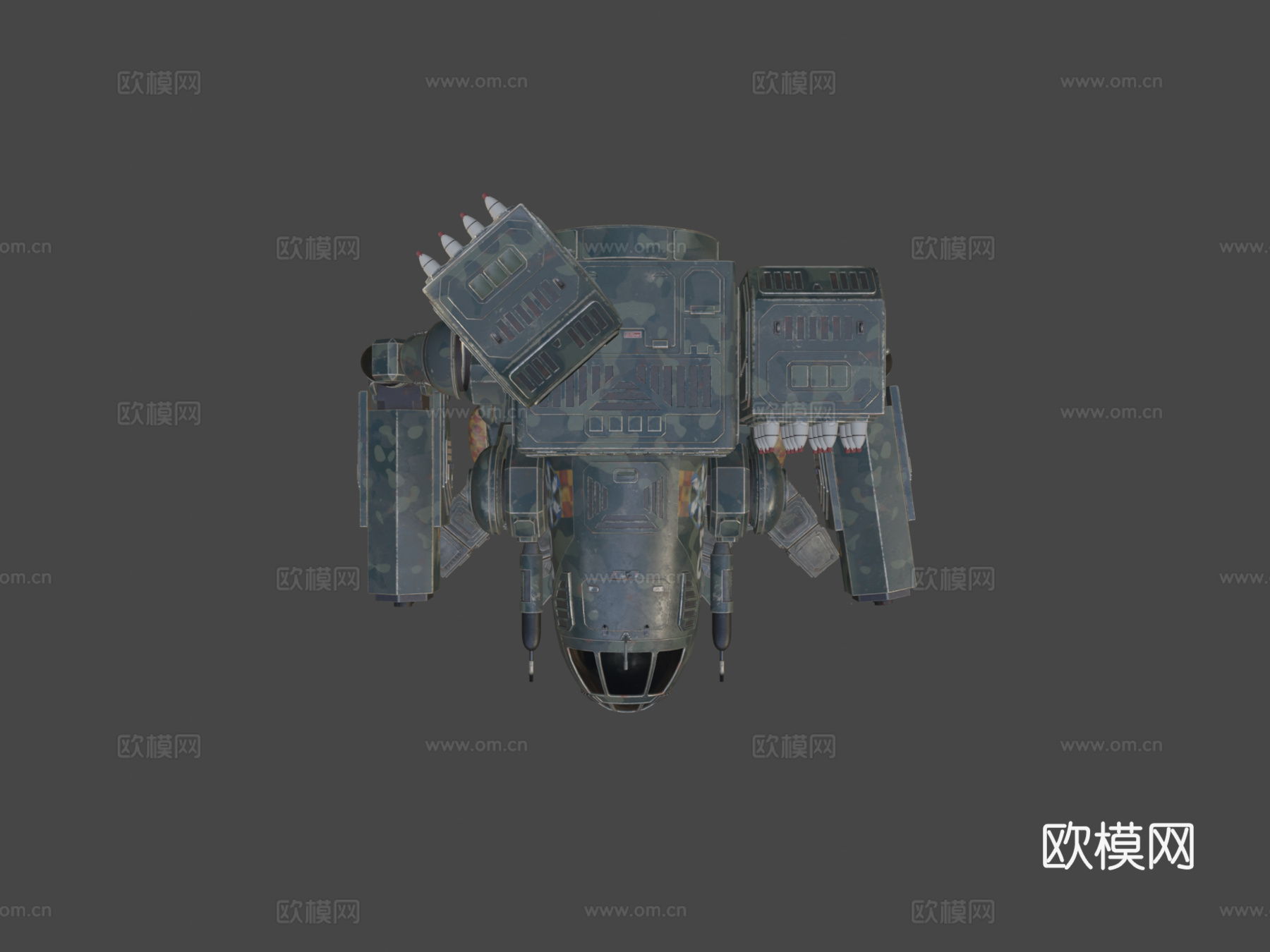 氏族之狼战斗机甲su模型