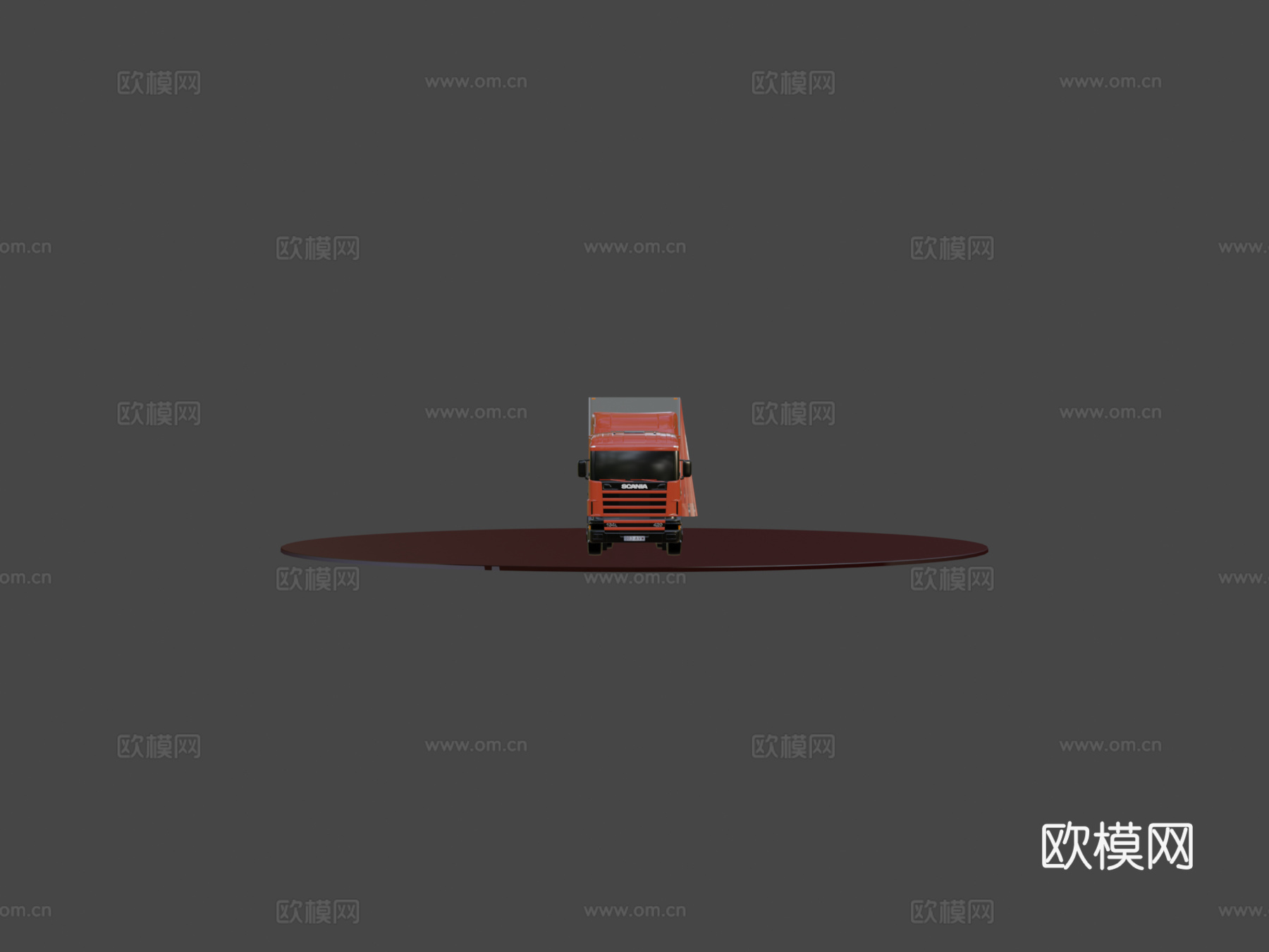 汽车中层甲板拖车su模型