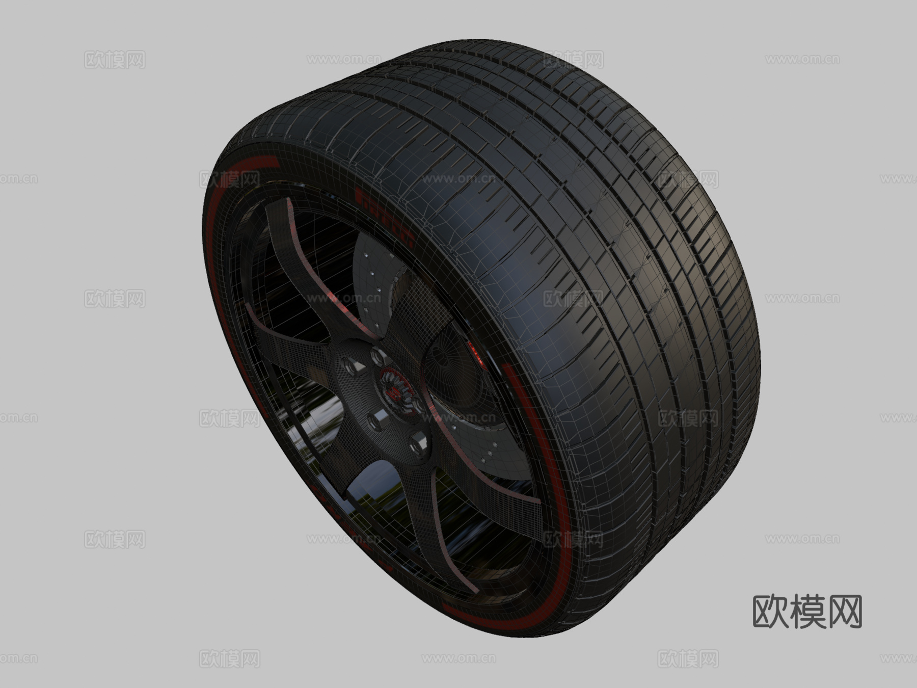 轮毂-RST碳纤维SDCsu模型