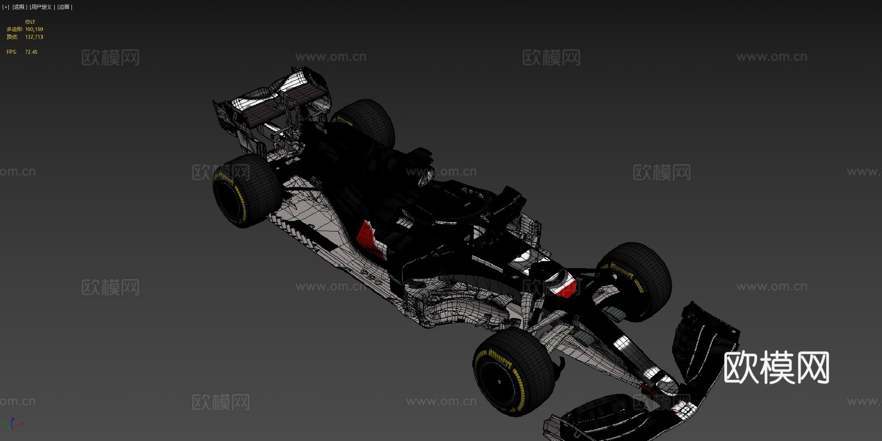 梅赛德斯AMG F1 W12 E性能2021su模型