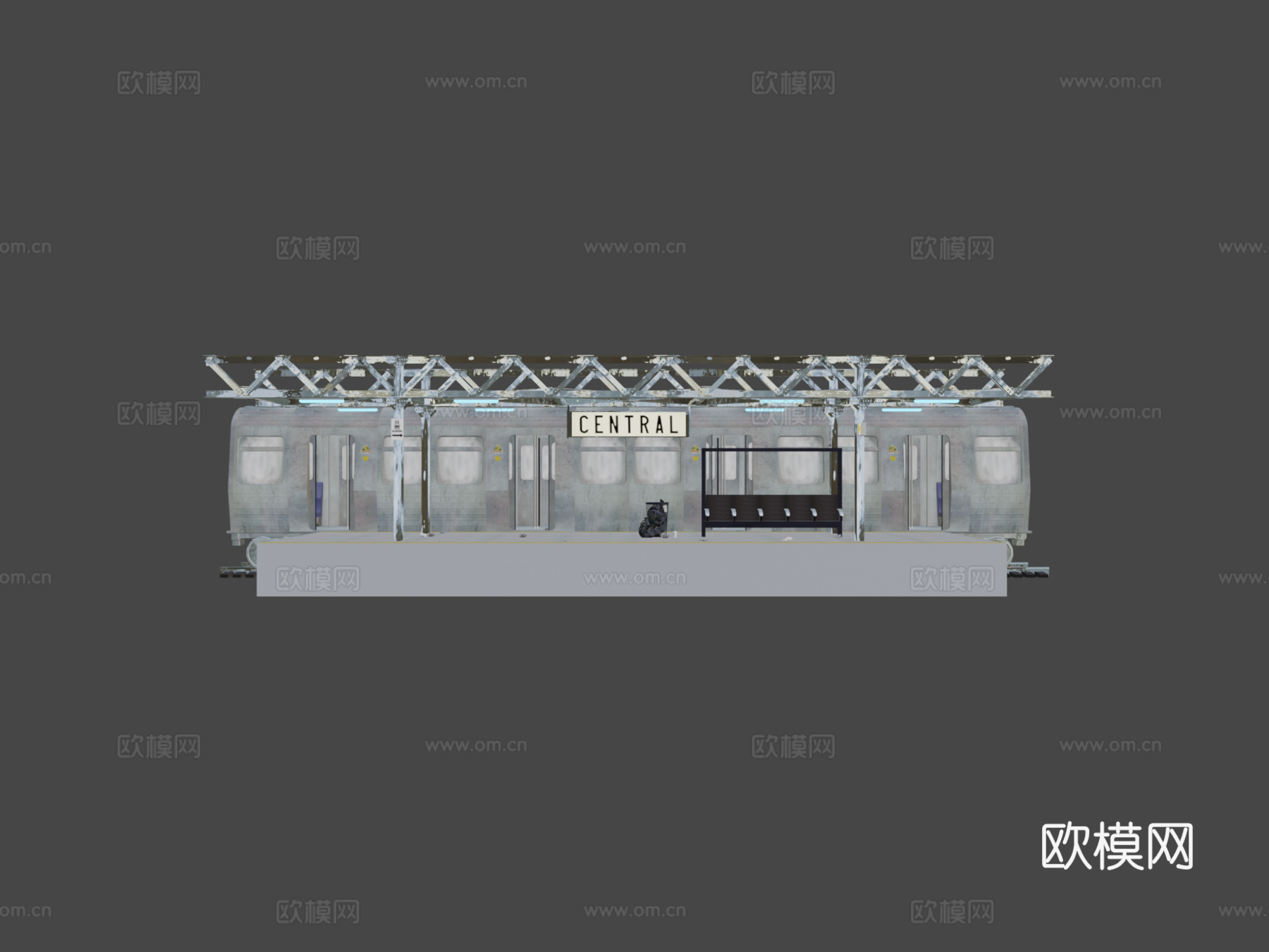 中央车站su模型