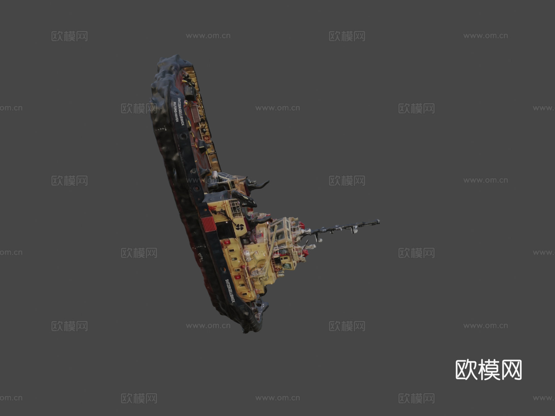 斯维策盖利维克-渔船3D扫描su模型