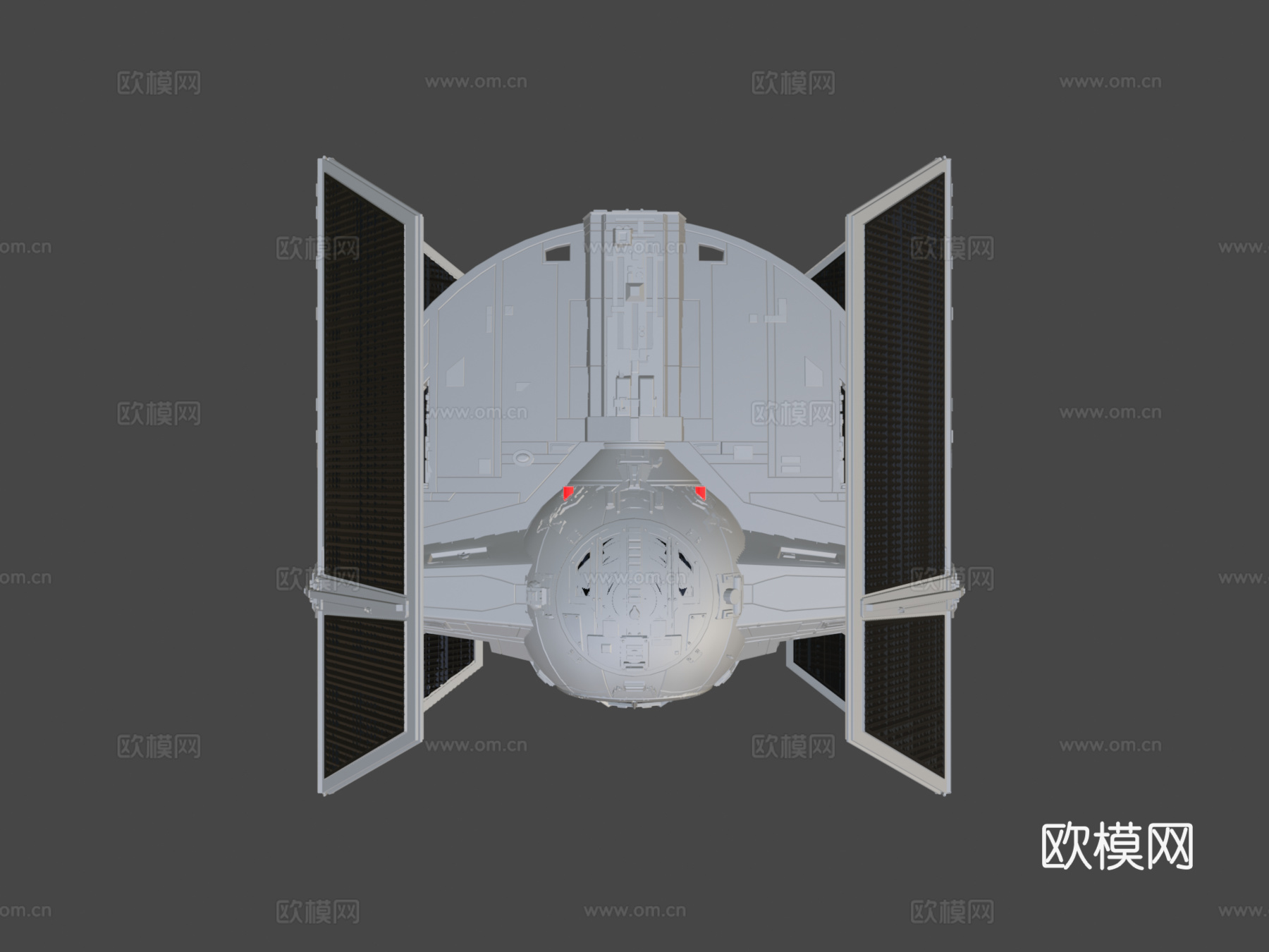 维达的钛战机su模型