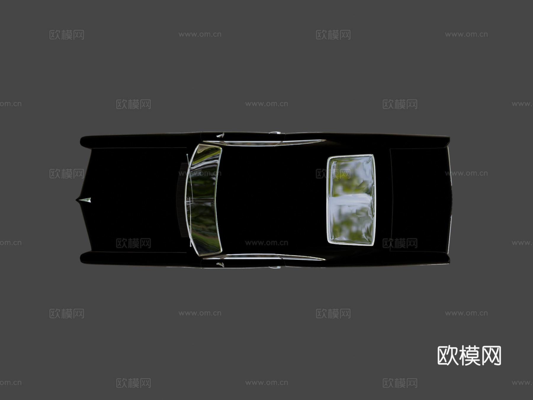 庞蒂亚克博纳维尔1966黑色su模型